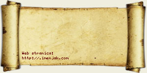 Janko Gajin vizit kartica